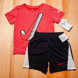 Nike Toddler Boys Dri-Fit T-shirt and Shorts Set